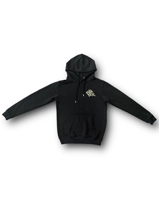 Sweet hoodie embroidered with RG gold