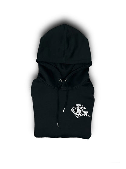 Sweet white embroidered RG hoodie