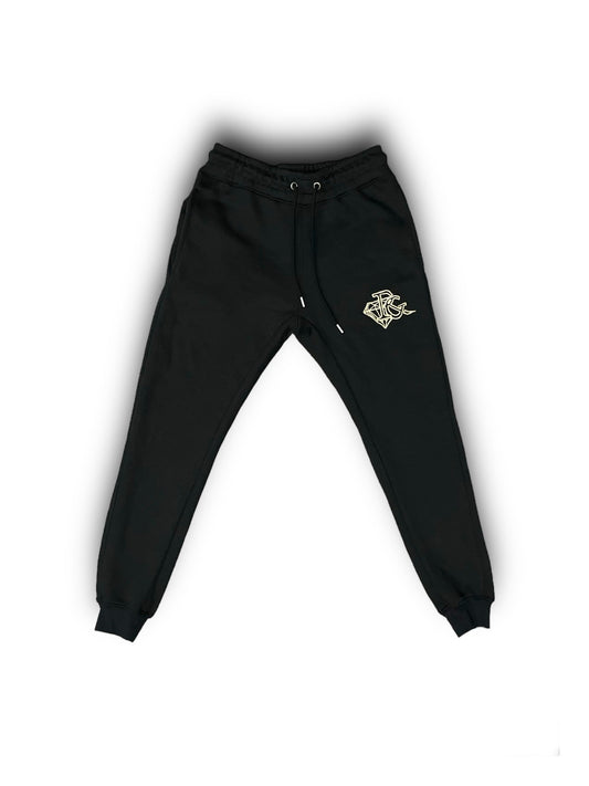 Gold embroidered RG tracksuit bottoms