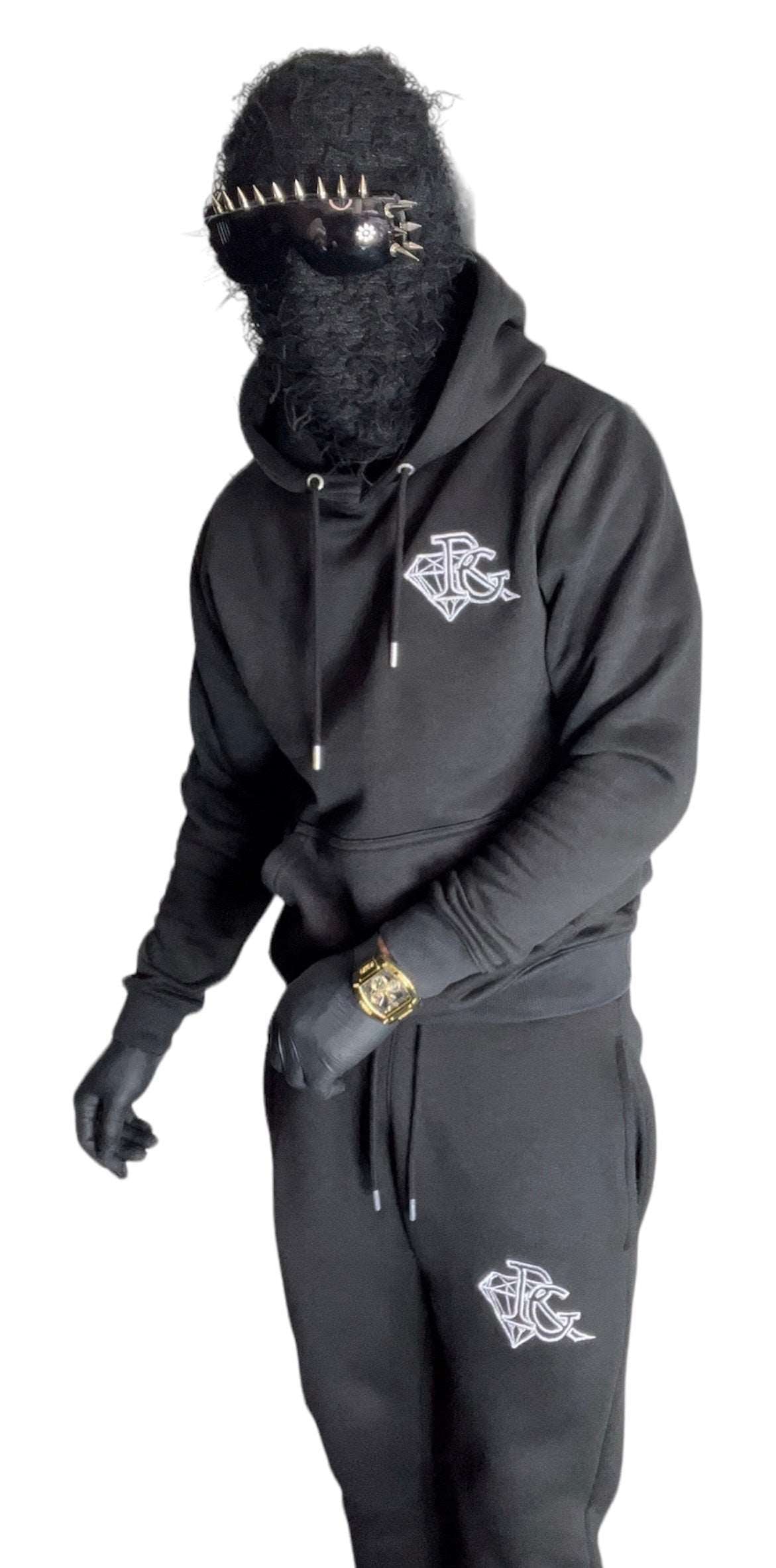 Sweet a capuche  RG brodé blanc