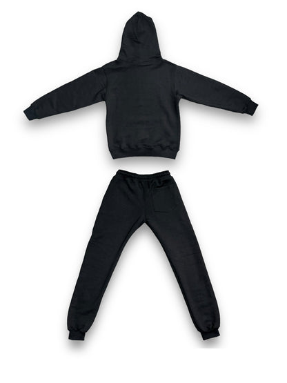 RG screen-printed tracksuit - black