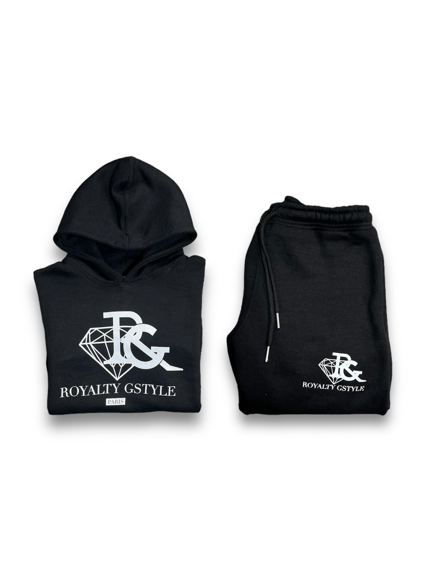 RG screen-printed tracksuit - black